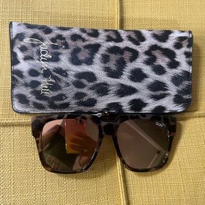 Shades animal print mirror